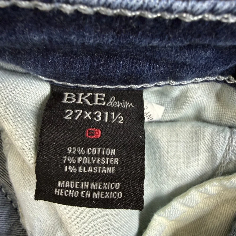 BKE Denim Women's Stella Skinny Denim Ankle Jeans Blue Size 27 X 31.5R
